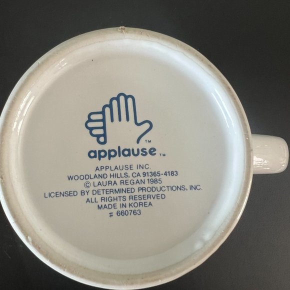 Pair of Vintage Tigers in Rainforest Mugs  ~ Art by Laura Regan / Applause 1985 - Picture 7 of 8